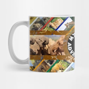 My African Adventure Wildlife Collage Mug